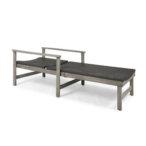 The Solgräns™ Adjustable Acacia Chaise Lounge