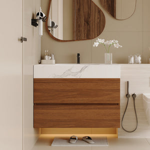 29.9" Modern Floating Bathroom Vanity