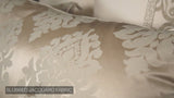 Hillcrest 9-Pc Ivory Damask Jacquard Comforter Ensemble