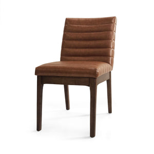 Upholstered Dining Chairs With Rubber Legs (Set of 2)