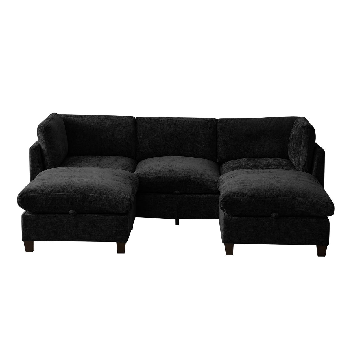 96.5" Sectional Couch for Living Room, Upholstered with Storage