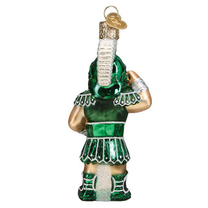 Michigan State Sparty Ornament 4.5 x 2.25 x 1.5 Inches by Old World Christmas