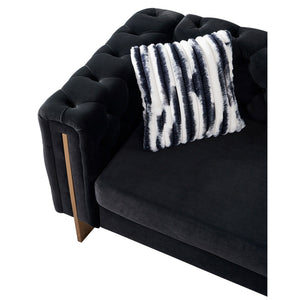 Chesterfield - Modern Tufted Living Room Sofa, 84.25''W Couch