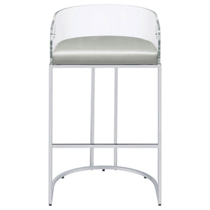 Mello - Upholstered Bar Chair (Set of 2) - Gray