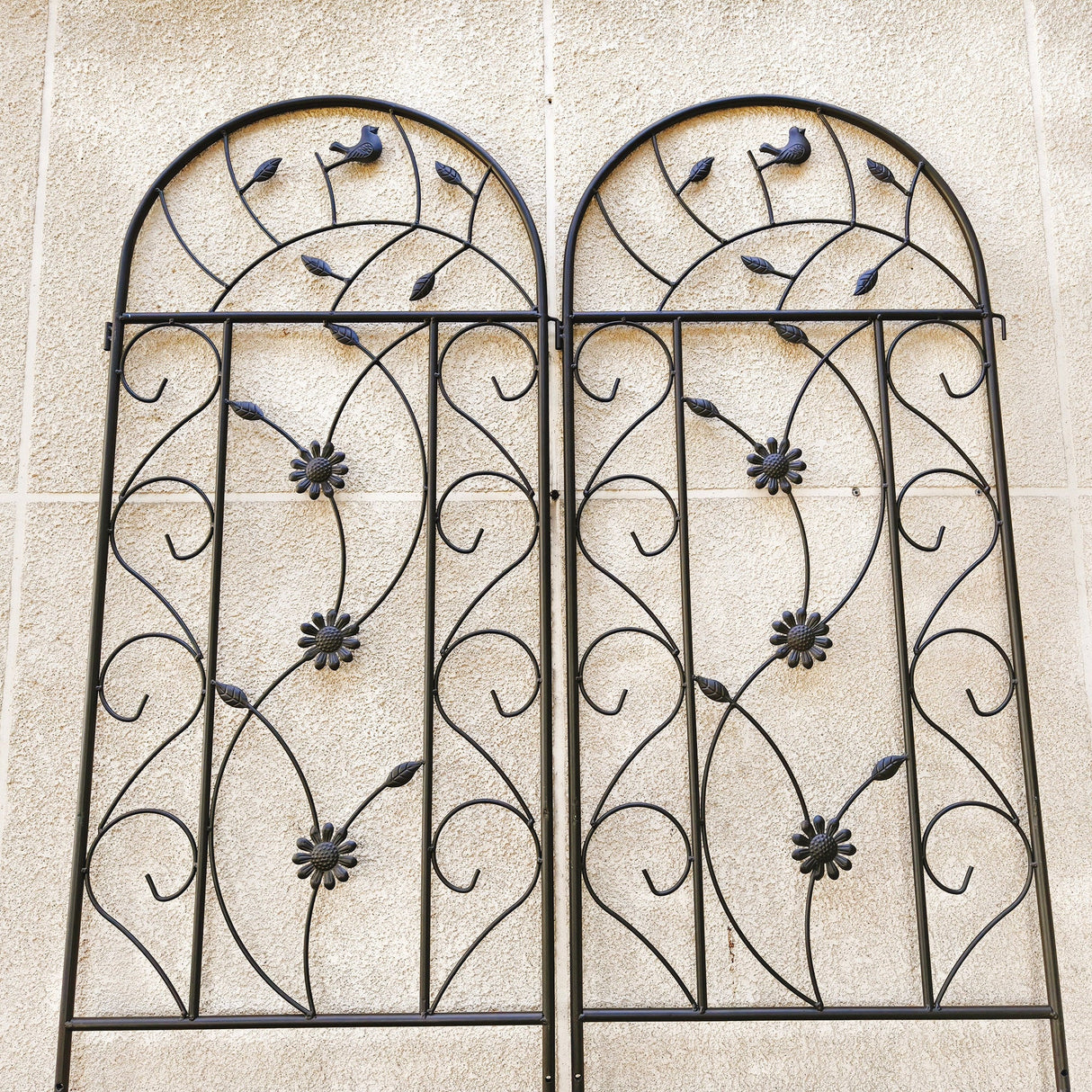 2 Pack Metal Garden Trellis 86.7" x 19.7"