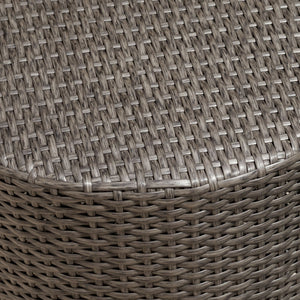 Keaton - Barrel Side Table - Gray