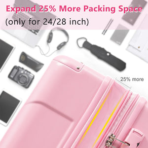 Lightweight Durable ABS Suitcases with Double Wheels