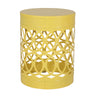 Outdoor Metal Large End Table, Modern Design