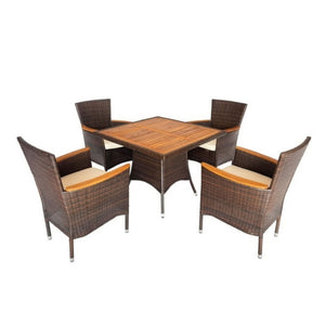5 Piece Patio Dining Set With Table