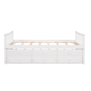 Twin Size Daybed With Trundle And Drawers