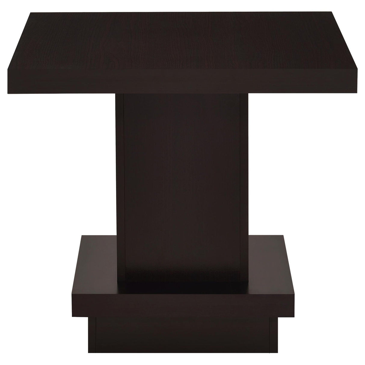 Reston 3-piece Square Coffee and End Table Set Cappuccino