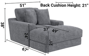 Cozy - Chaise With USB