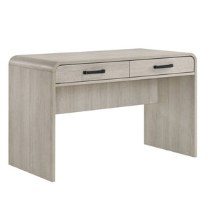 Writing Desk With Dual Drawers, Home Office Furniture - Antique White