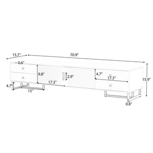 Modern TV Stand with Storage for Living Room