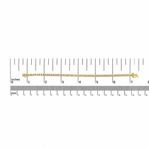 14K Gold Lab-Grown Round Diamond Four-Prong Tennis Bracelet