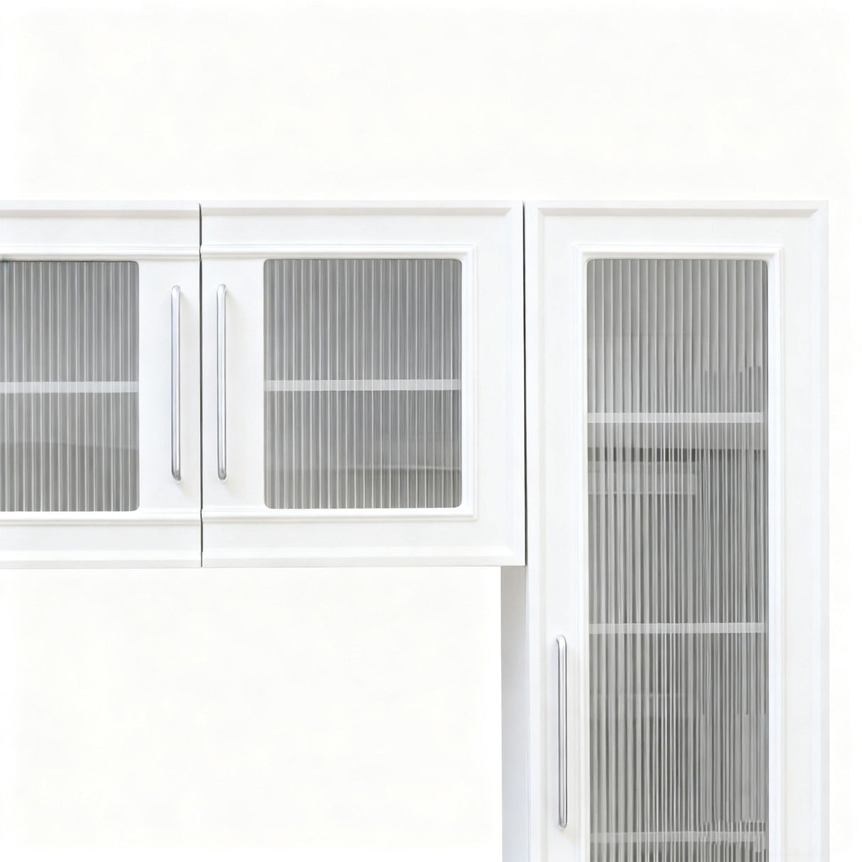 Wall Unit Modern Entertainment Center With Glass Doors
