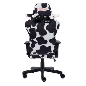 TS85 Cow Print LUXX Series Gaming Chair