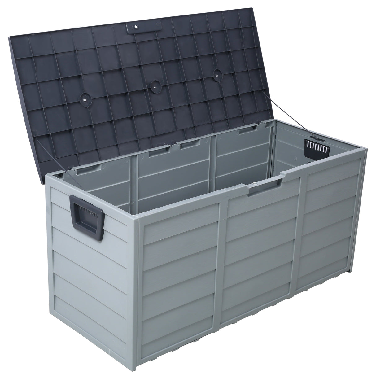 75 Gallon Resin Deck Box Storage Shed