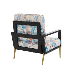 Modern Armchair With Solid Wood Frame