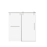 Frameless Single Sliding Shower Doors With Towel Rail & Handle