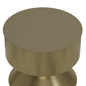 Miller - Side Table - Black / Brass