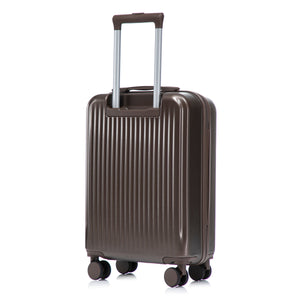 14' & 20' ABS Spinner Wheel Luggage Set with Cosmetic Case