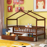 House Bed With 2 Drawers