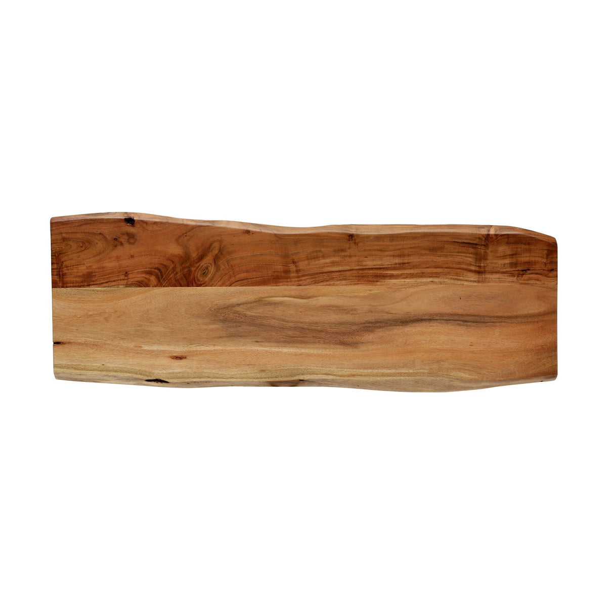Industrial Media Console Table - Natural