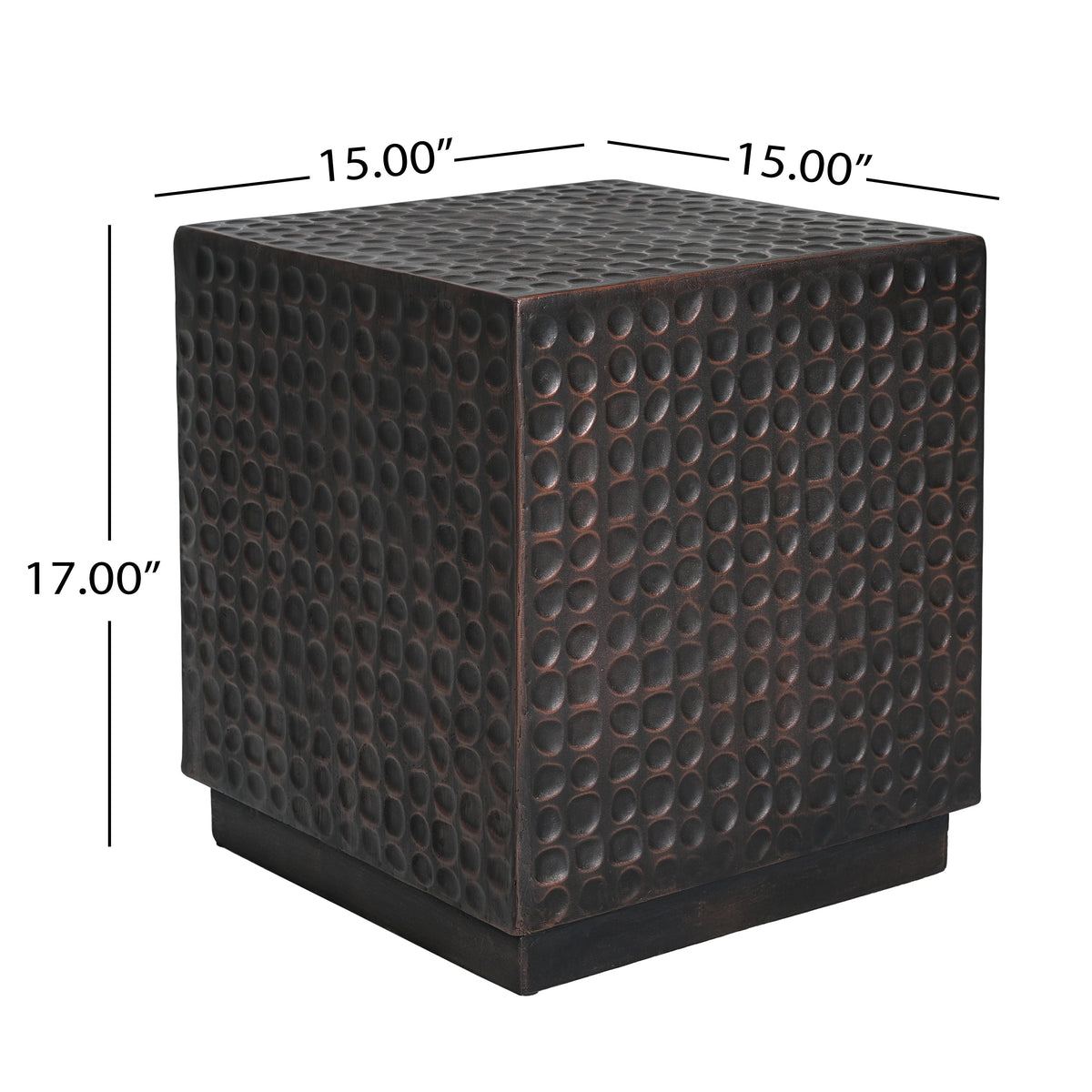 Outdoor Side Table - Patio End Table Cube