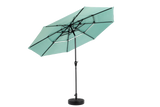 Aluminium 10ft 3 Tier Auto-Tilt Outdoor Patio Umbrella - Light Green