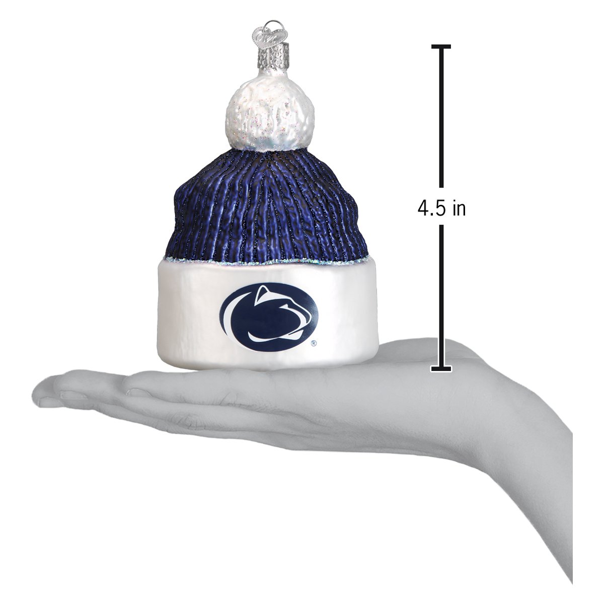 Penn State Beanie Ornament 4.5x3x3