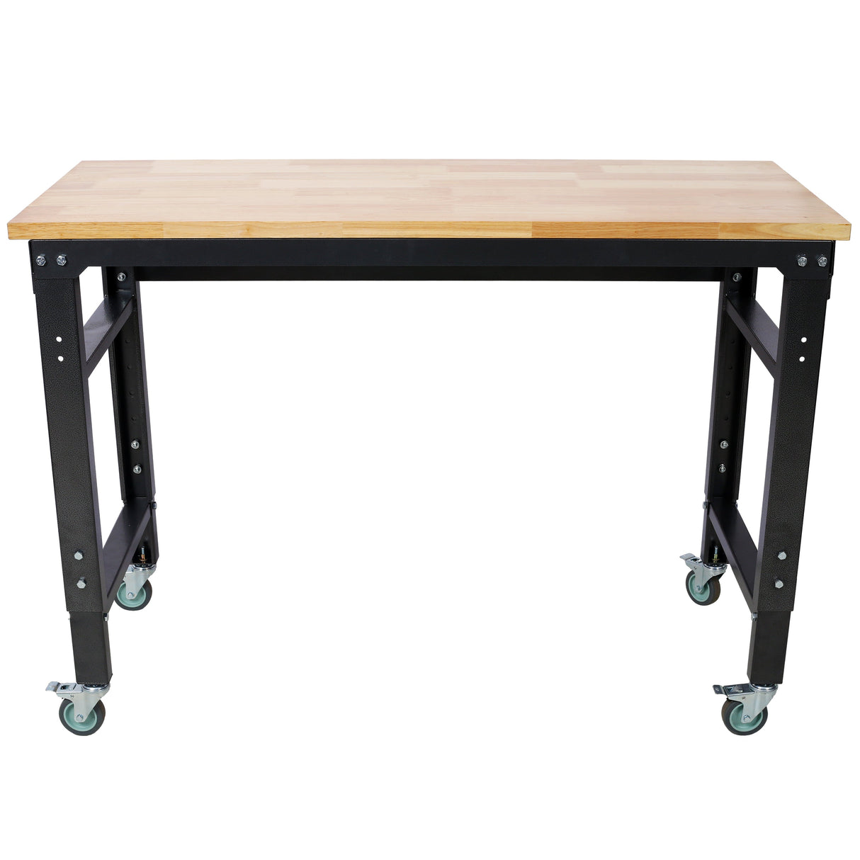 48" Wide Rolling Workbench - Adjustable Height for Workshop