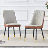 Modern Dining Chair with Metal Leg