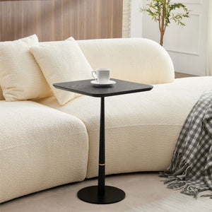 Modern Square Coffee Table And Computer Desk - Black / Gold