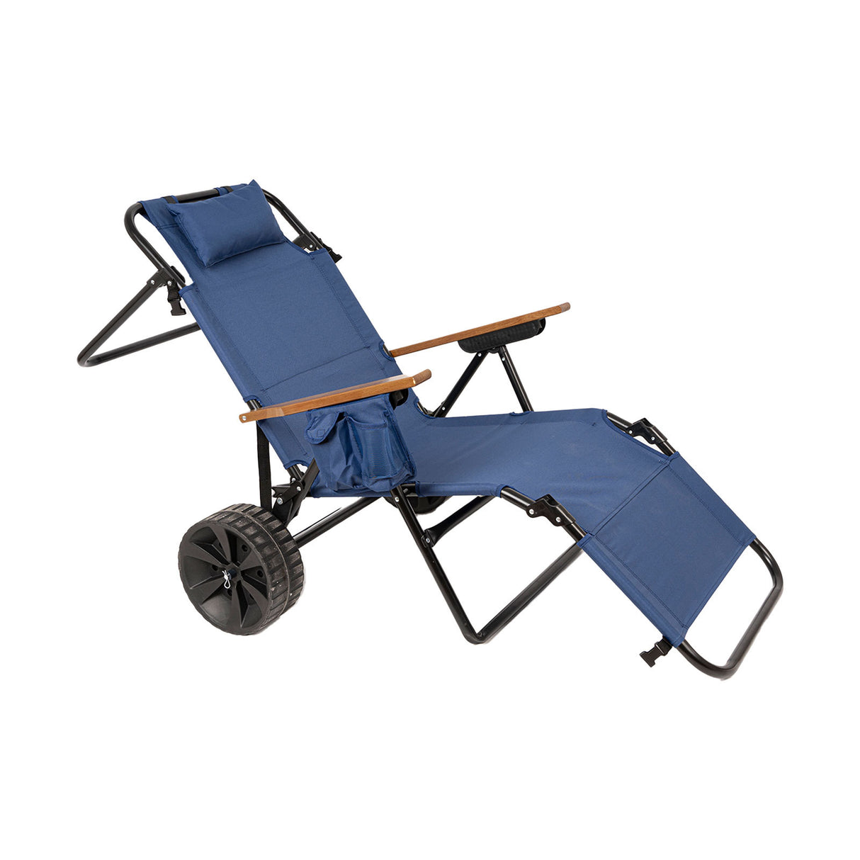 Convertible 2-in-1 Beach Cart and Reclining Chair