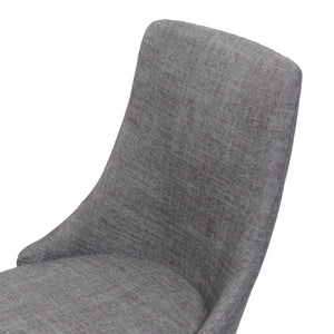 Mid Century Modern Fabric Armless Dining Chair