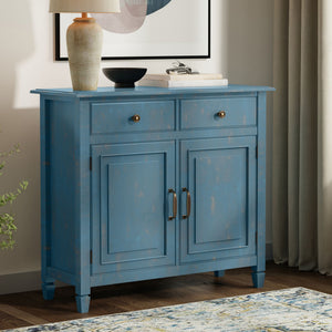 Entryway Storage Cabinet with Adjustable Shelves - Multiple Colors
