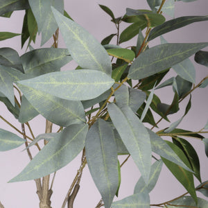 5Ft Realistic Artificial Eucalyptus Tree In Pot With Lush Leaves For Home Office Decor - Green Leaves