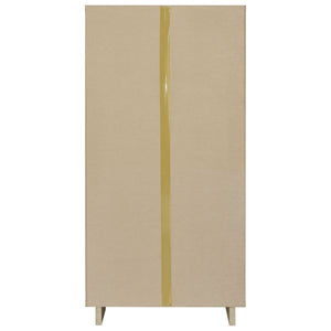 Geilys - 8 Shelf Bookcase With Arch Details - White