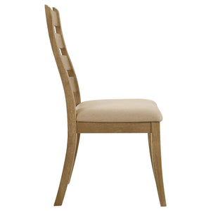 Sammy - Dining Side Chair (Set of 2) - Brown / Beige