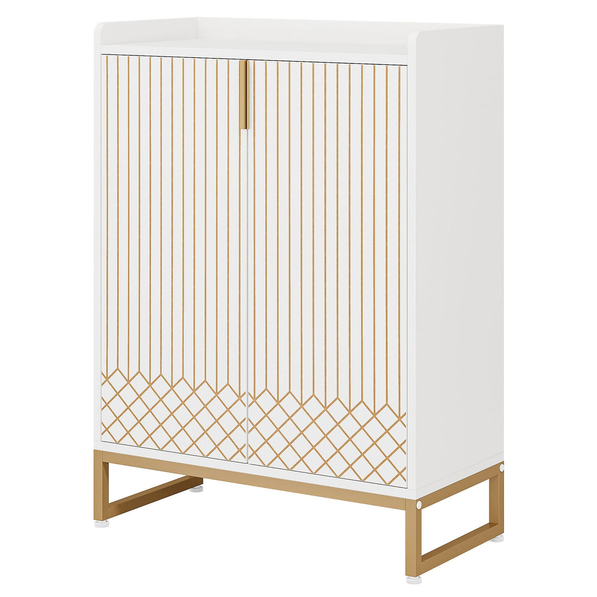 5 Tiers Shoe Storage Organizer With Doors