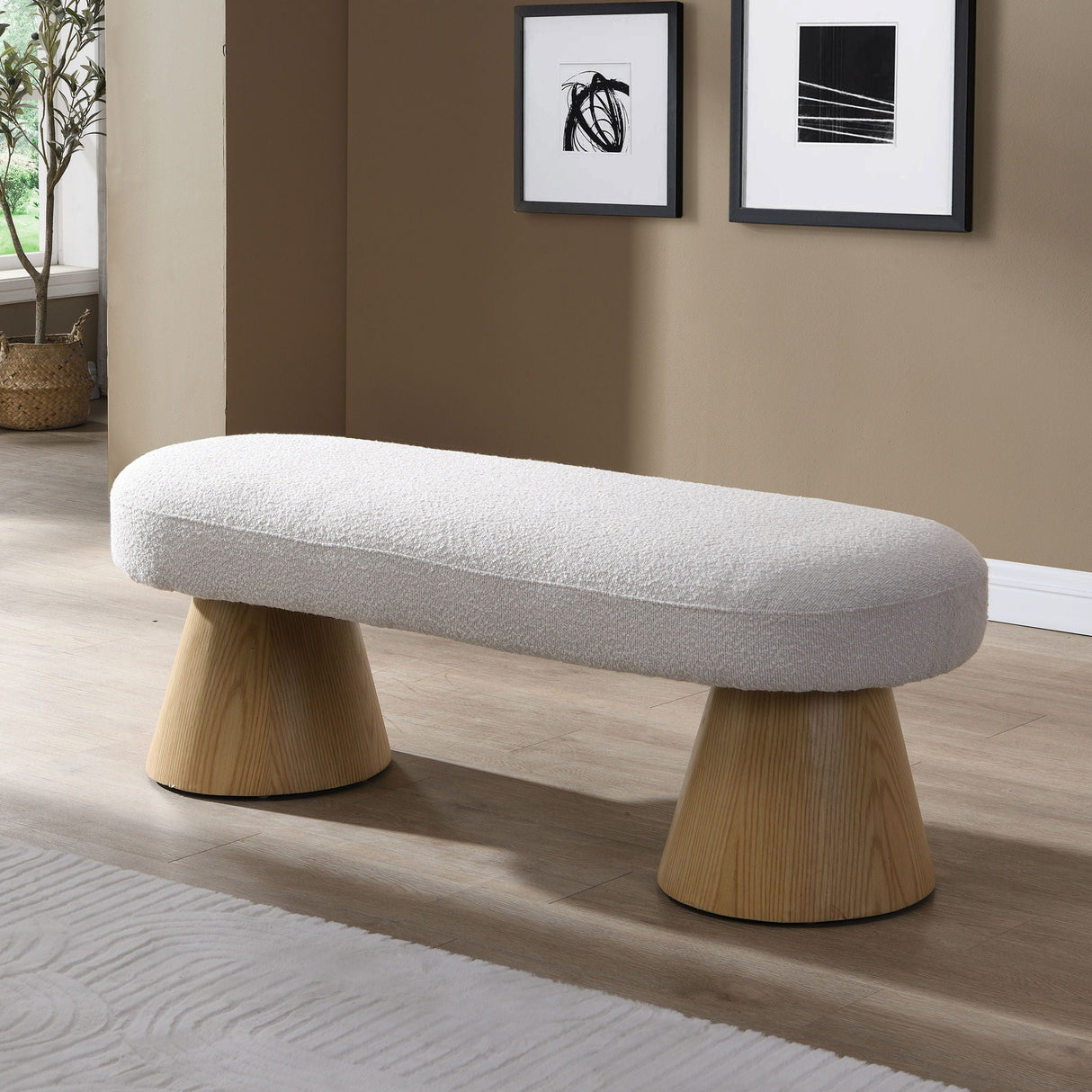 Upholstered Bench for Dining Room