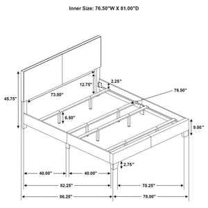 Efram - Panel Bed