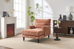 Modern Chaise Lounge Upholstered Indoor Recliner Sofa