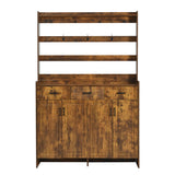 Extra-Large Multi-Functional Shoe Cabinet with Coat Rack