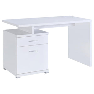 2 Drawer Reversible Office Desk With Modular Design