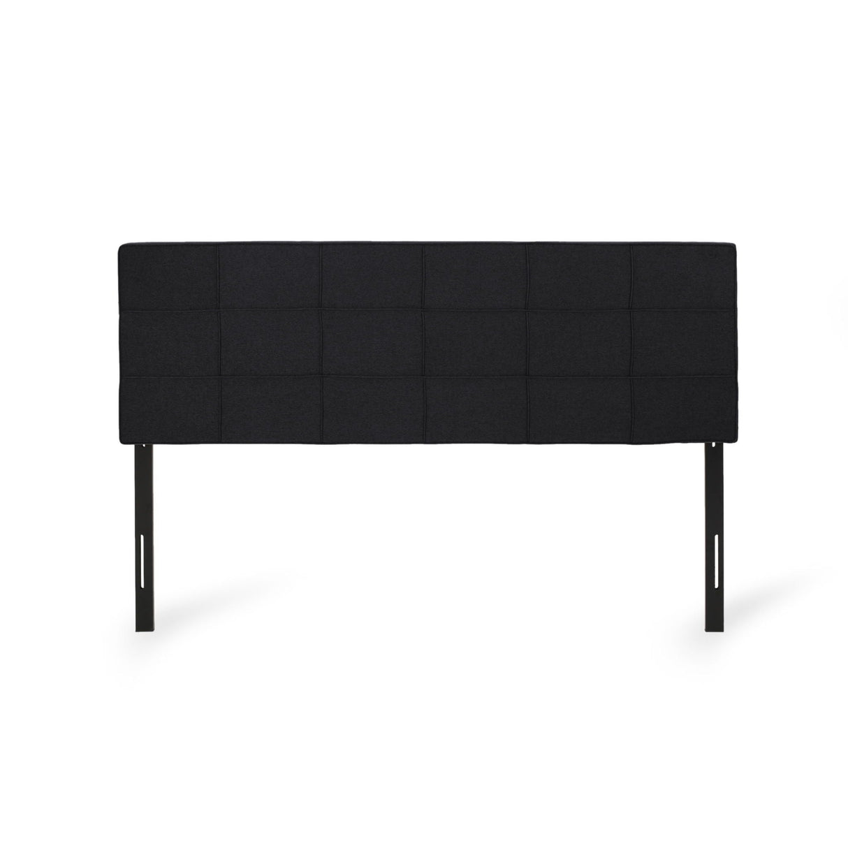 Marakesh Contemporary Fabric Upholstered King / California King Headboard - Black