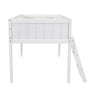 Low Loft Bed With Adjustable Ladder