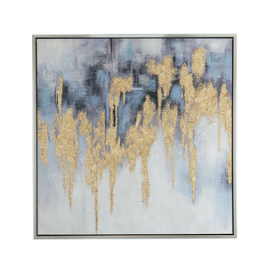 Nautilus Nightfall™ — Hand-Stretched Abstract Canvas Wall Art