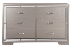 Alana - Dresser - Silver Champagne